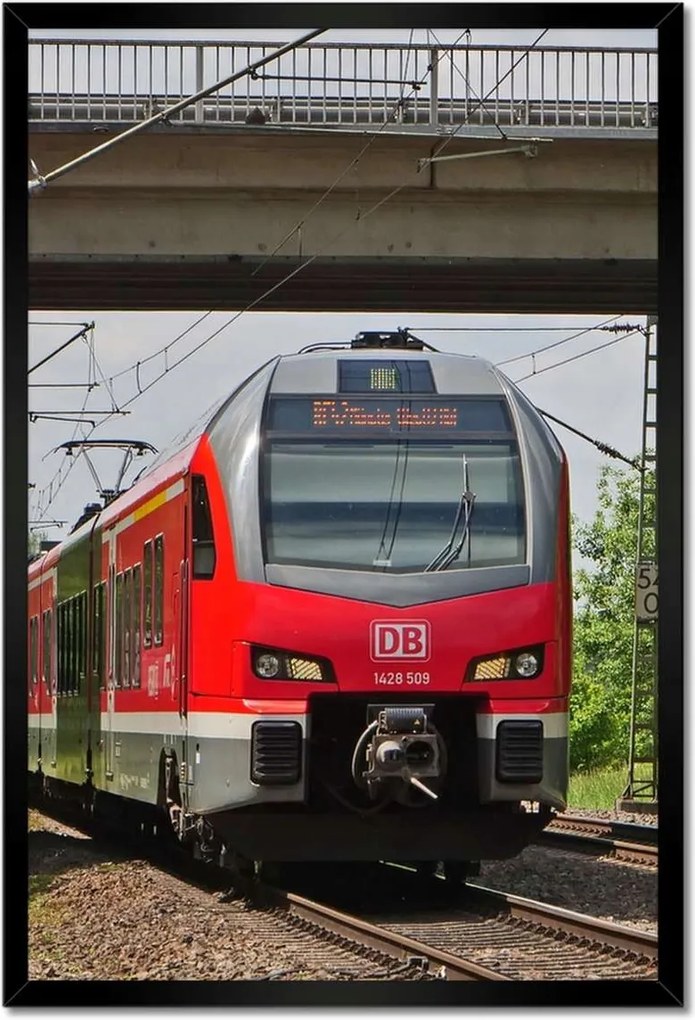 Poszterek keretben 40x60 Vasút Vonatok Sínek