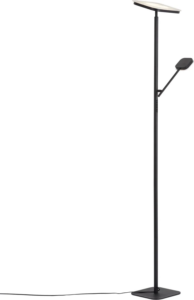 Modern Floor Lamp Black incl. Dimmable LED - Divana