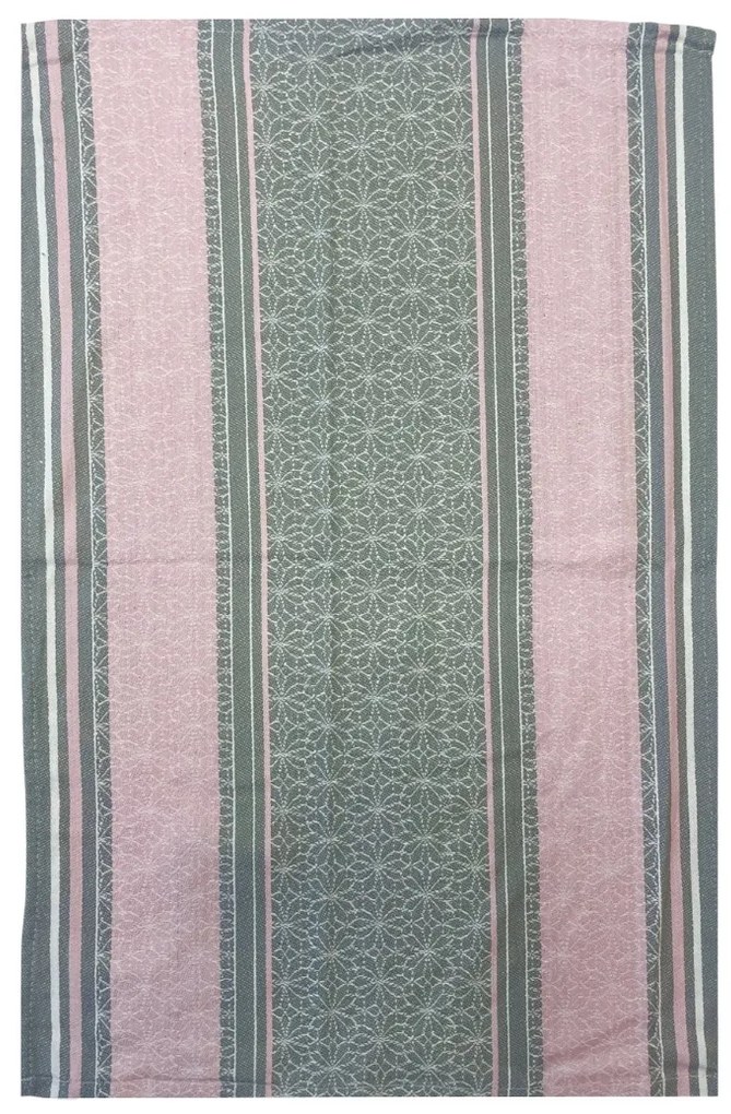 Konyhai pamut törölköző Carino rózsaszín 40x60cm Faro