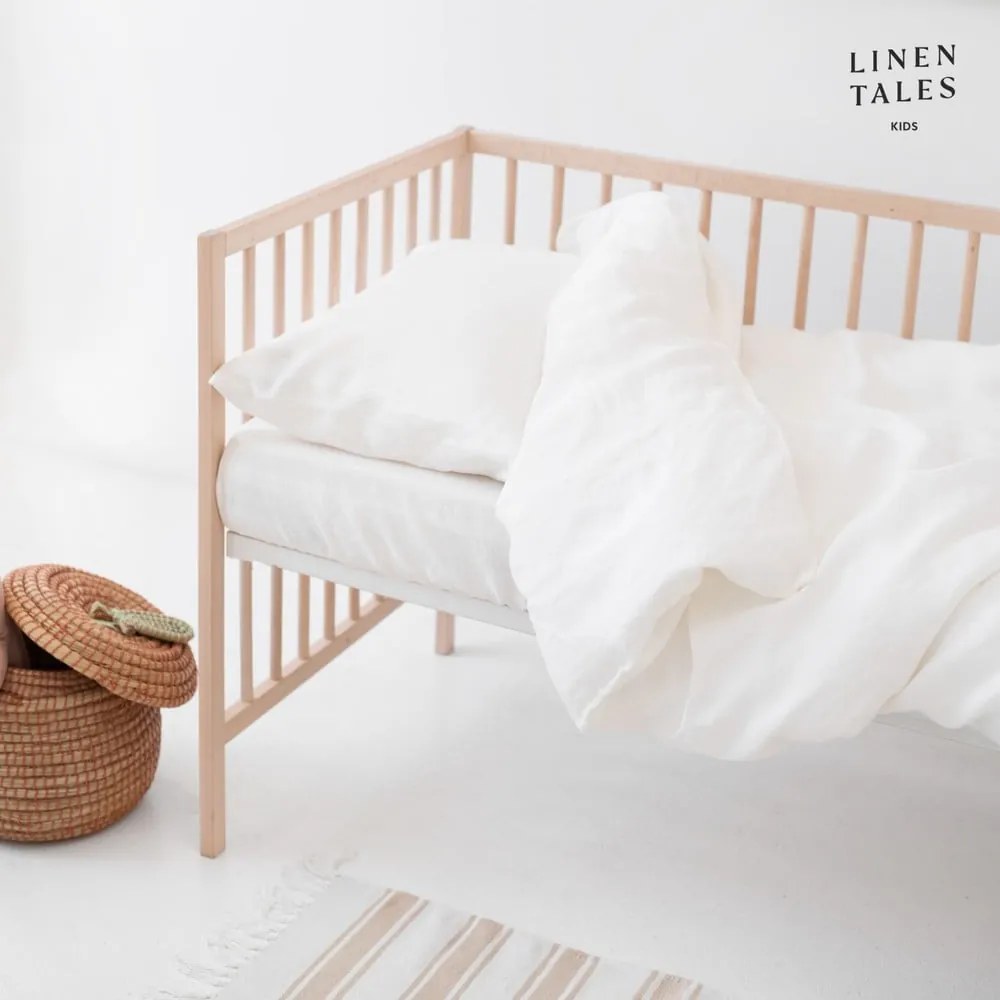 Len gyerek ágyneműhuzat babaágyhoz 100x140 cm – Linen Tales