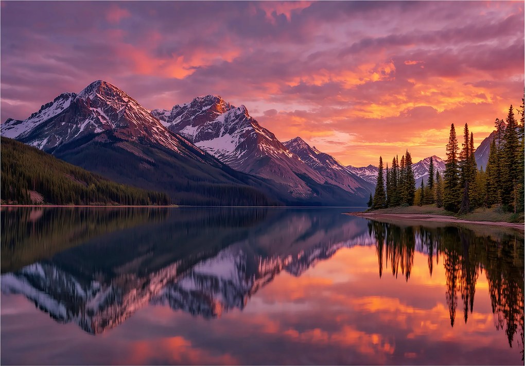Fotótapéta Hegyek Természet Táj Hálószoba Nappali Tapéta Flizelina 250x175