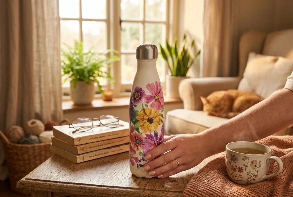 Chilly's Bottles Garden Flowers termosz 500ml, Emma Bridgewater/Eredeti kiadás