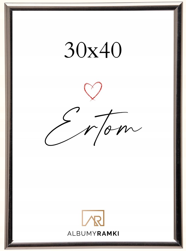 Képkeret 30x40 poszter antracit szürke univerzális