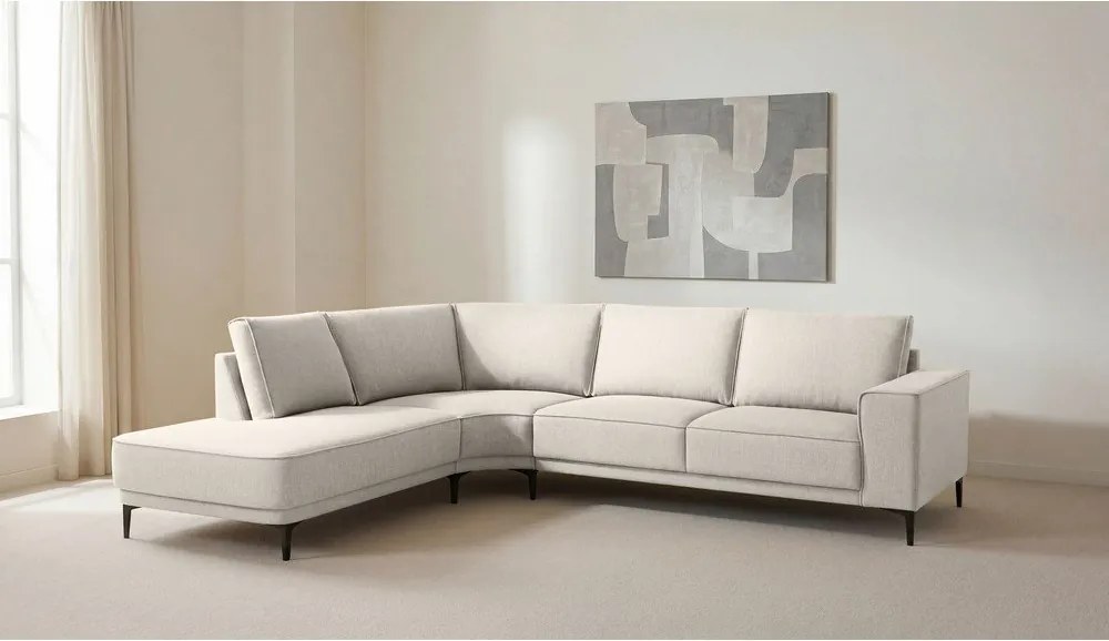 Krémszínű sarokkanapé (bal oldali) Copenhagen – Scandic