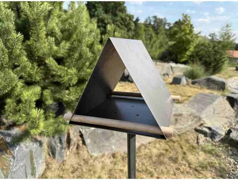 Vela Madáretető 25 x 25 x 20 cm, corten CORGARDEN 1041