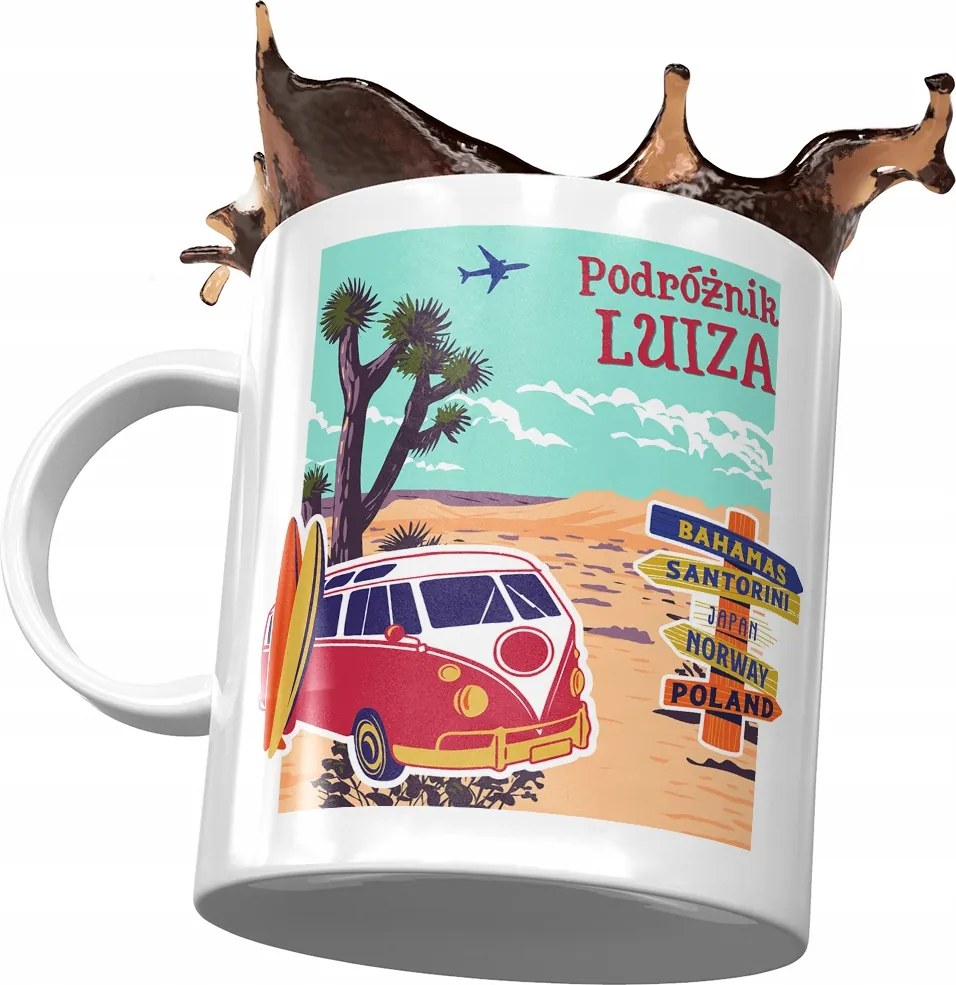 Lujza Születésnapi Bögre Névnapi Ajándék Nyomtatott Fotóval