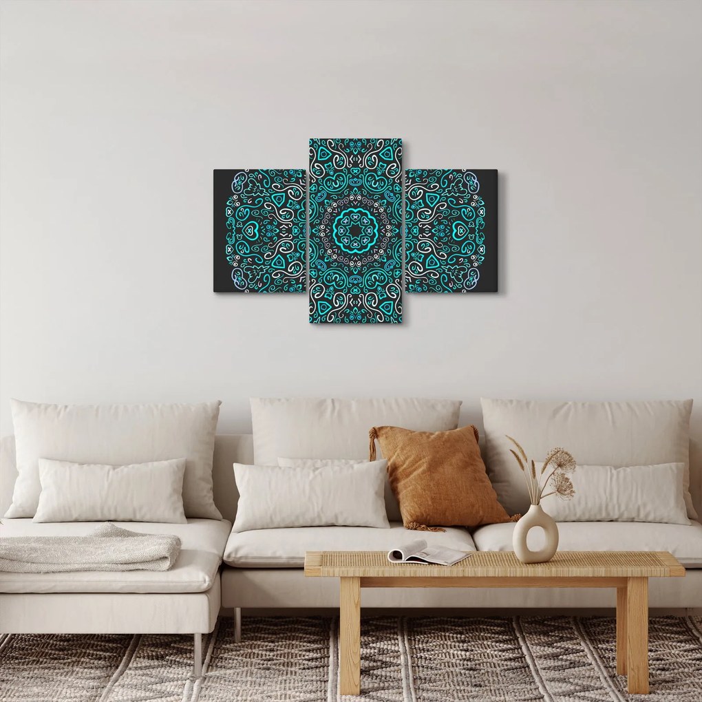 A díszítő absztrakció képe (90x60 cm)