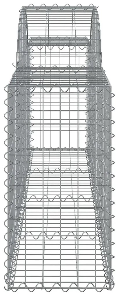 30 db íves horganyzott vas gabion kosár 200x30x60/80 cm