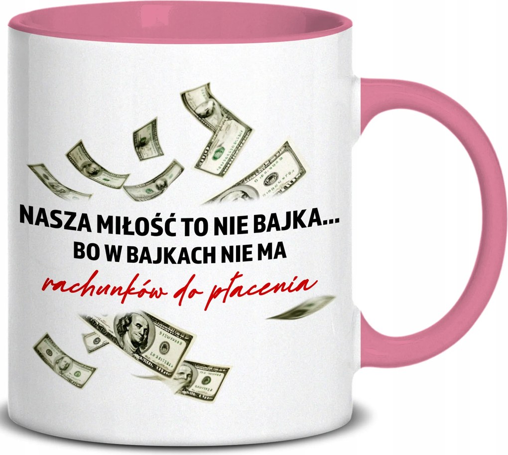 Bögre Rózsaszín Fül A Szerelmünk Nem Mese Esküvő Évforduló Ajándék Pároknak