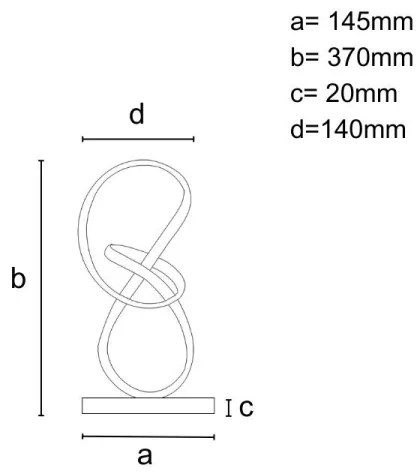 LED Dimmelhető asztali lámpa LED/26W/230V 3000/4000/6500K fehér