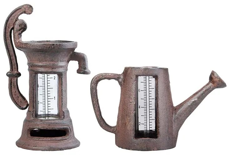 Ivókút alakú öntöttvas csapadékmérő