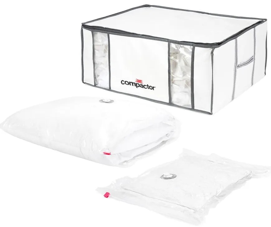 Vákuumos-megerősített textil ruhatároló doboz 65x45x26,5 cm Life – Compactor