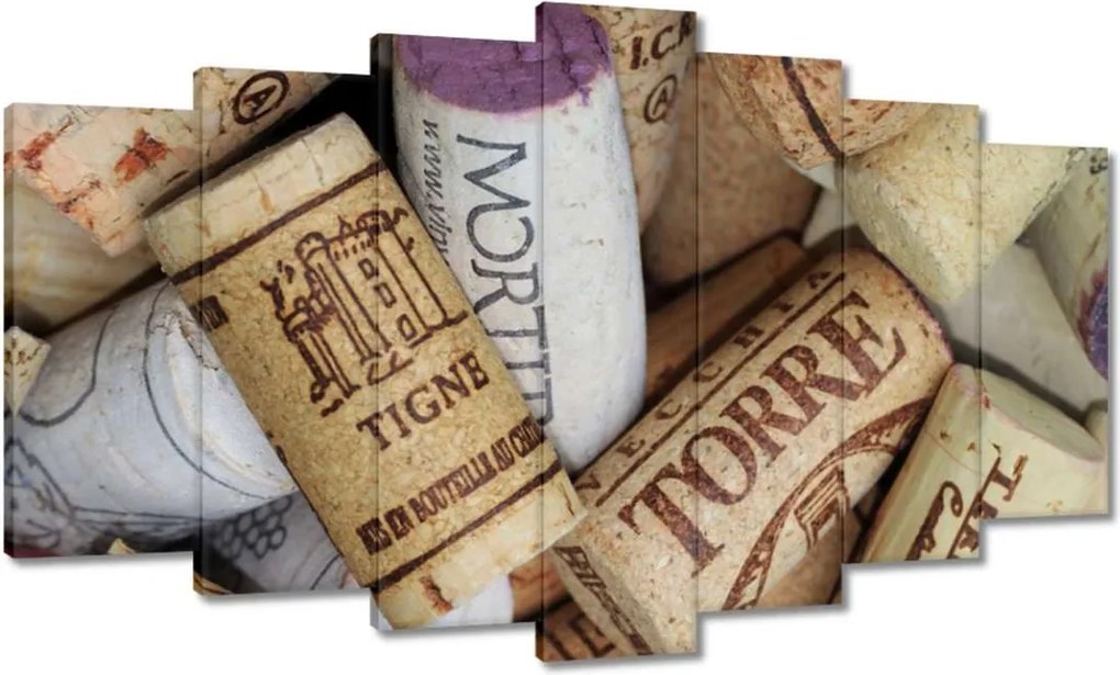 Vászonkép 140x80 Színes bordugók