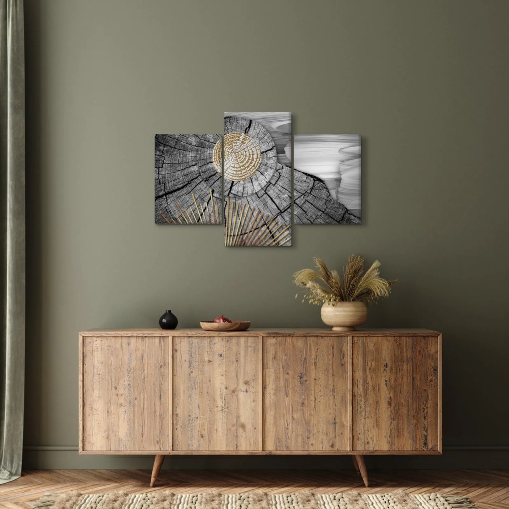 Kép - A fa törzse kollázsban (90x60 cm)