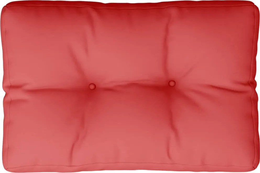 vidaXL piros szövet raklappárna 50 x 40 x 12 cm