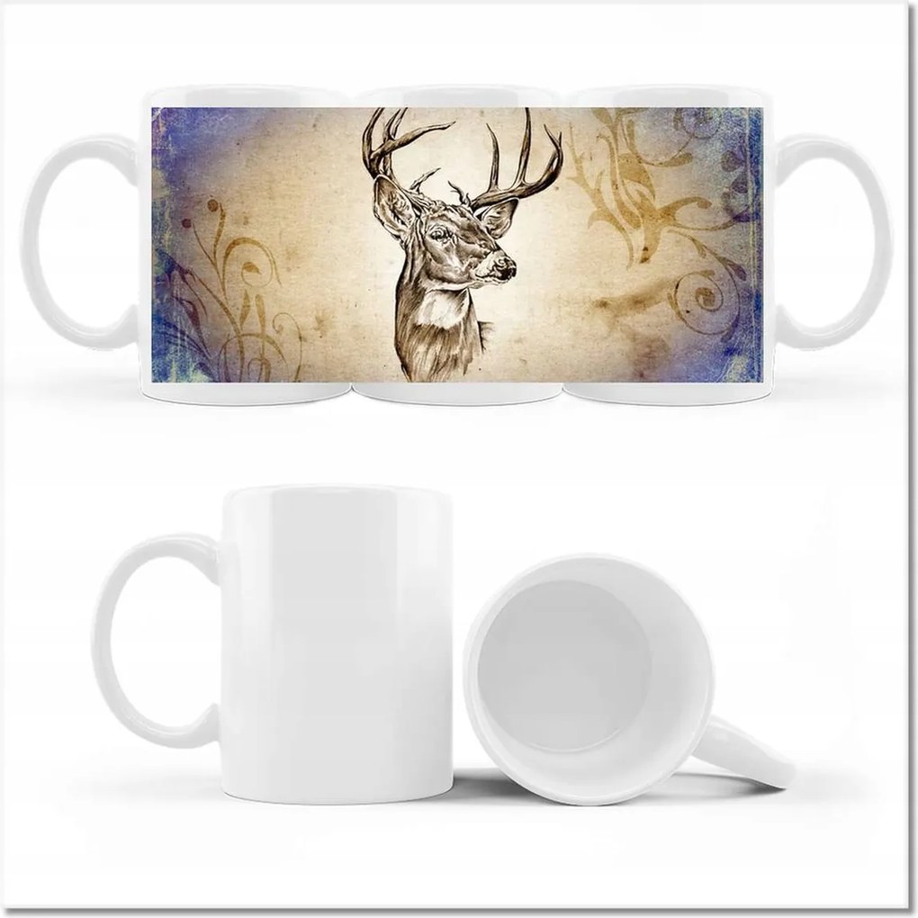 Szarvasfej fényképes bögre