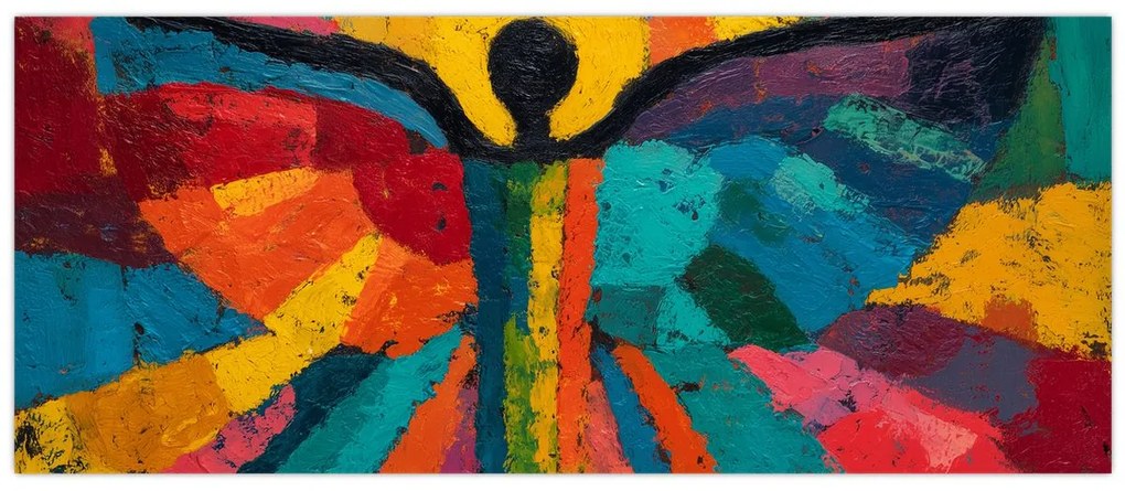 Kép - Festett angyal (120x50 cm)