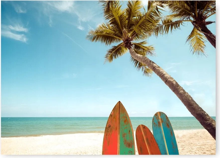 Tengerpart Szörf Poszter 21x30 cm nyomtatás kép #188