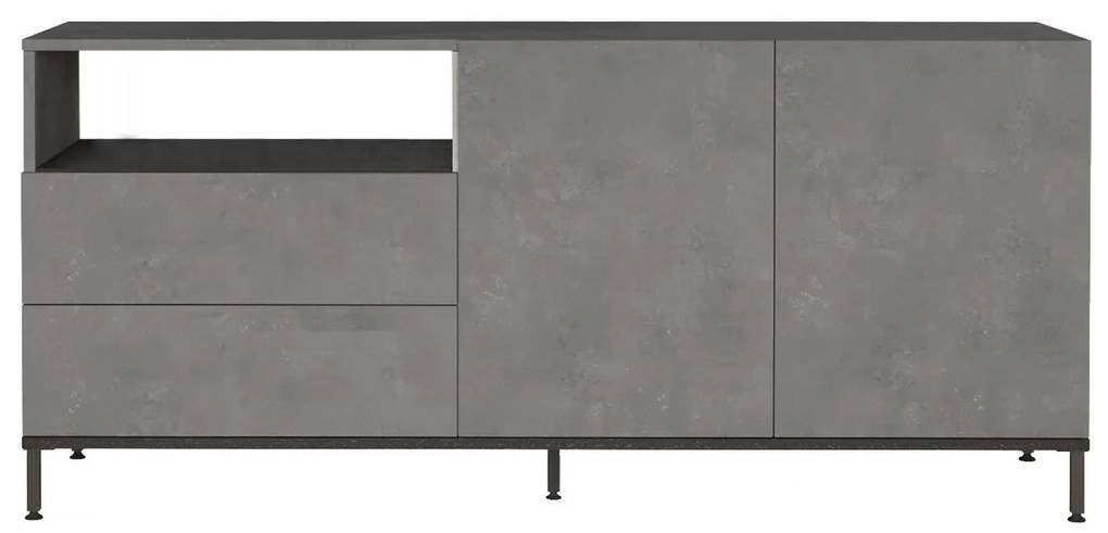 Konzolsztal Levoretta 32 (szürke + fekete). 1106470