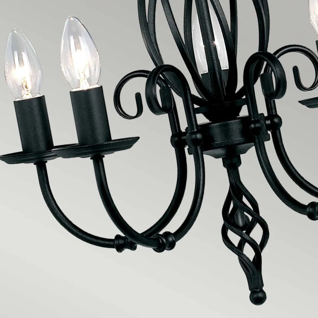 Elstead Lighting ARTISAN ART5-BLACK Csillár 5x60W/E14