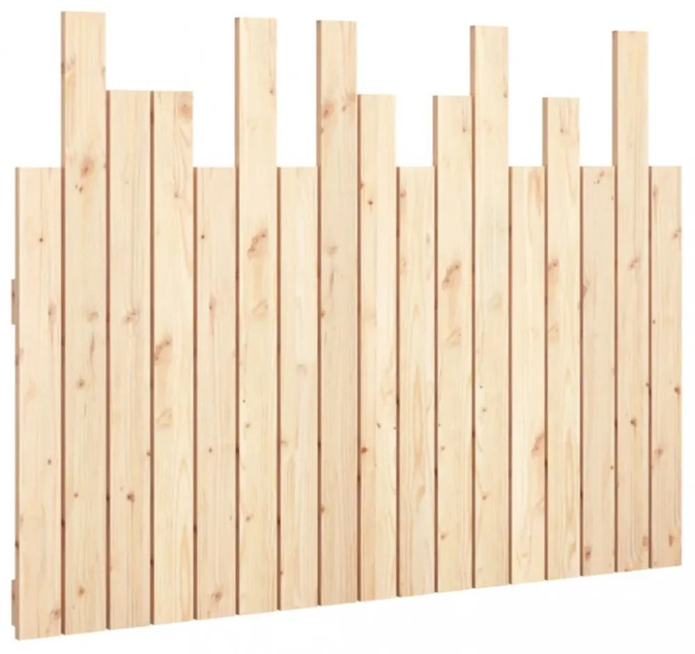 tömör fenyőfa fali fejtámla 108 x 3 x 80 cm