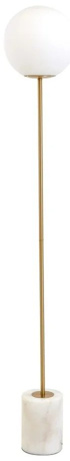 Fehér-aranyszínű állólámpa (magasság 156 cm) Medina – Light &amp; Living
