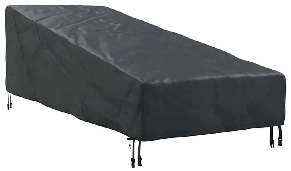 Kültéri bútor takaró Fekete 195 x 76 x 82 cm 210D oxford szövet