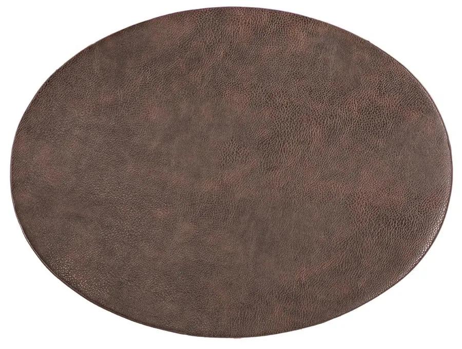 Troja sötétbarna műbőr tányéralátét, 33 x 45 cm - ZicZac