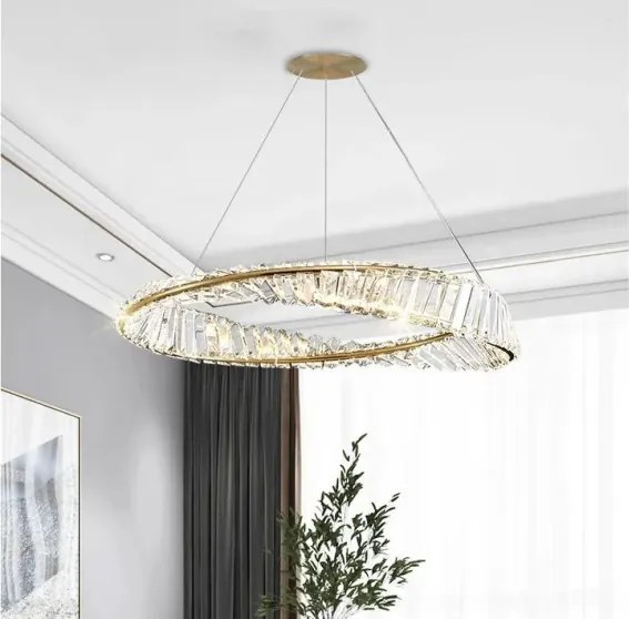 MORETTI MO04591 CIRCLE Arany Színű Függeszték 18W LED 4000K IP20