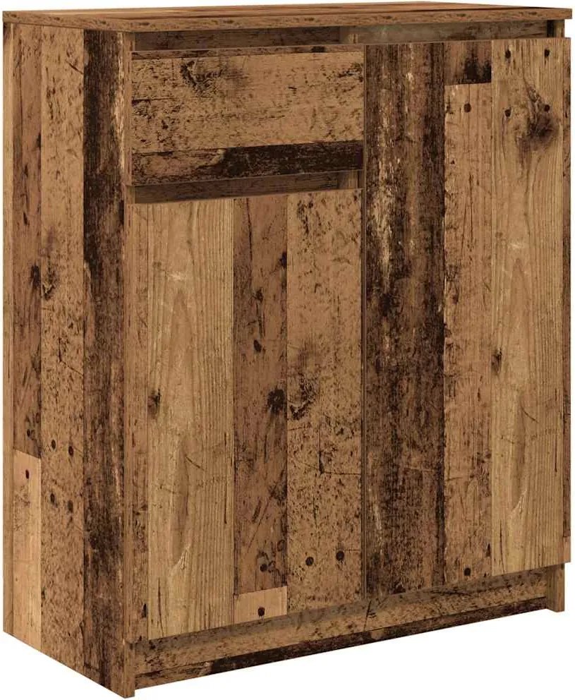 vidaXL antik fa szerelt fa tálalószekrény fiókos 71x35x84 cm