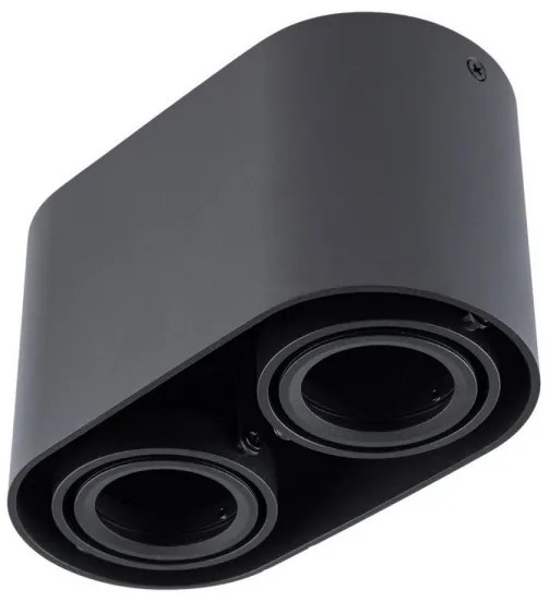 Spotlámpa SIROK 2xGU10/30W/230V fekete