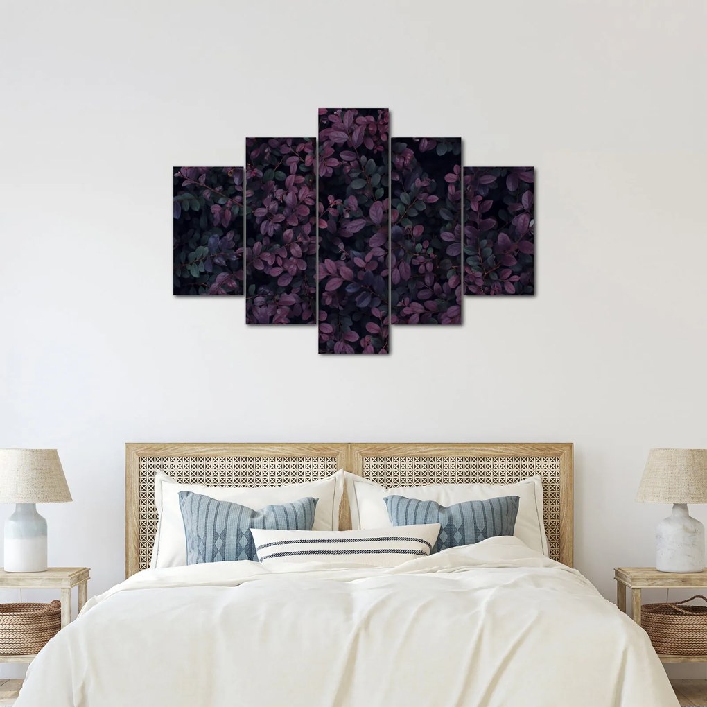 Sötétvörös levelek képe (150x105 cm)
