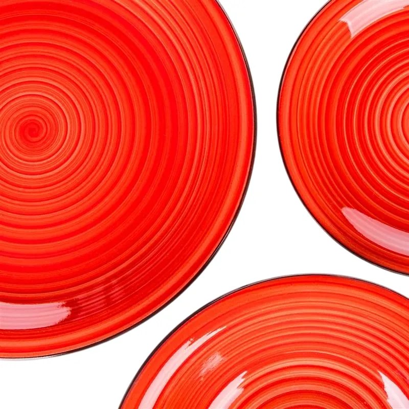 Banquet Spiral Red 30 darabos étkészlet