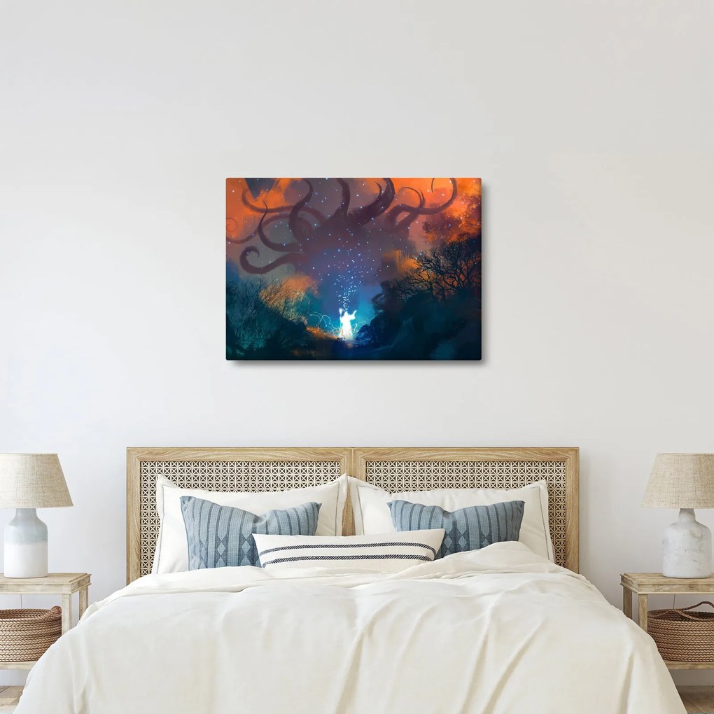 Kép - mágikus varázsló (70x50 cm)