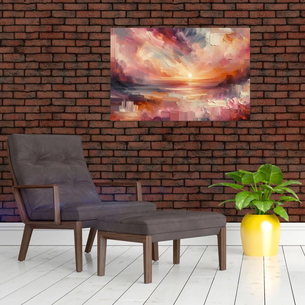 Kép - Festett alkonyat (90x60 cm)