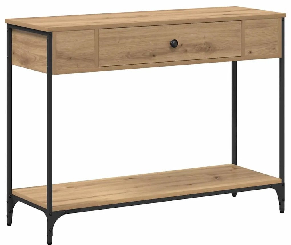 Konzolasztal Other kézműves tölgy 100 x 34.5 x 75 cm Faanyag