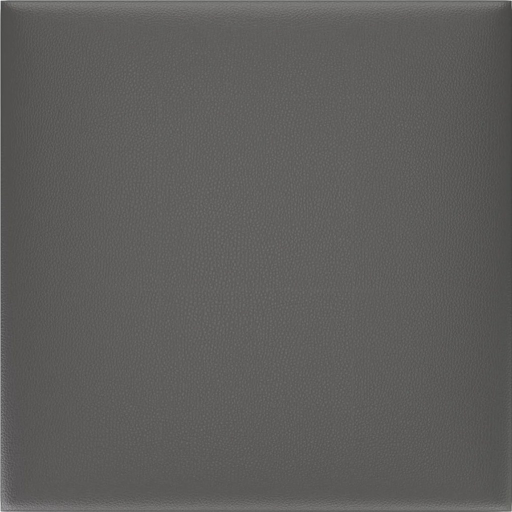 vidaXL Fali Fejtámla 12 pcs Szürke 30 x 30 cm szövet