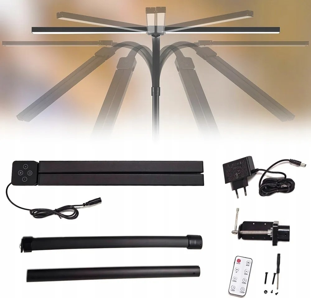 24W-OS Led Asztali Lámpa Iskolai Íróasztalra Éjszakai Rajzlámpa Állítható