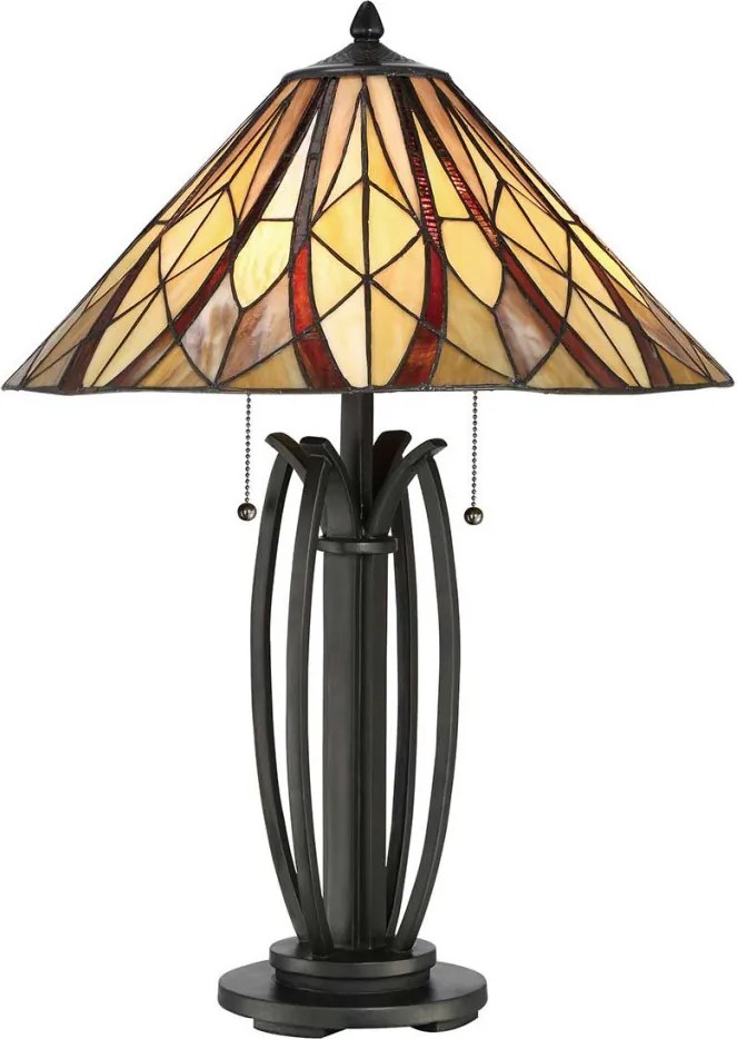 Elstead Lighting VICTORY & HOLMES QZ-VICTORY-TL Asztali lámpa 2x60W/E27