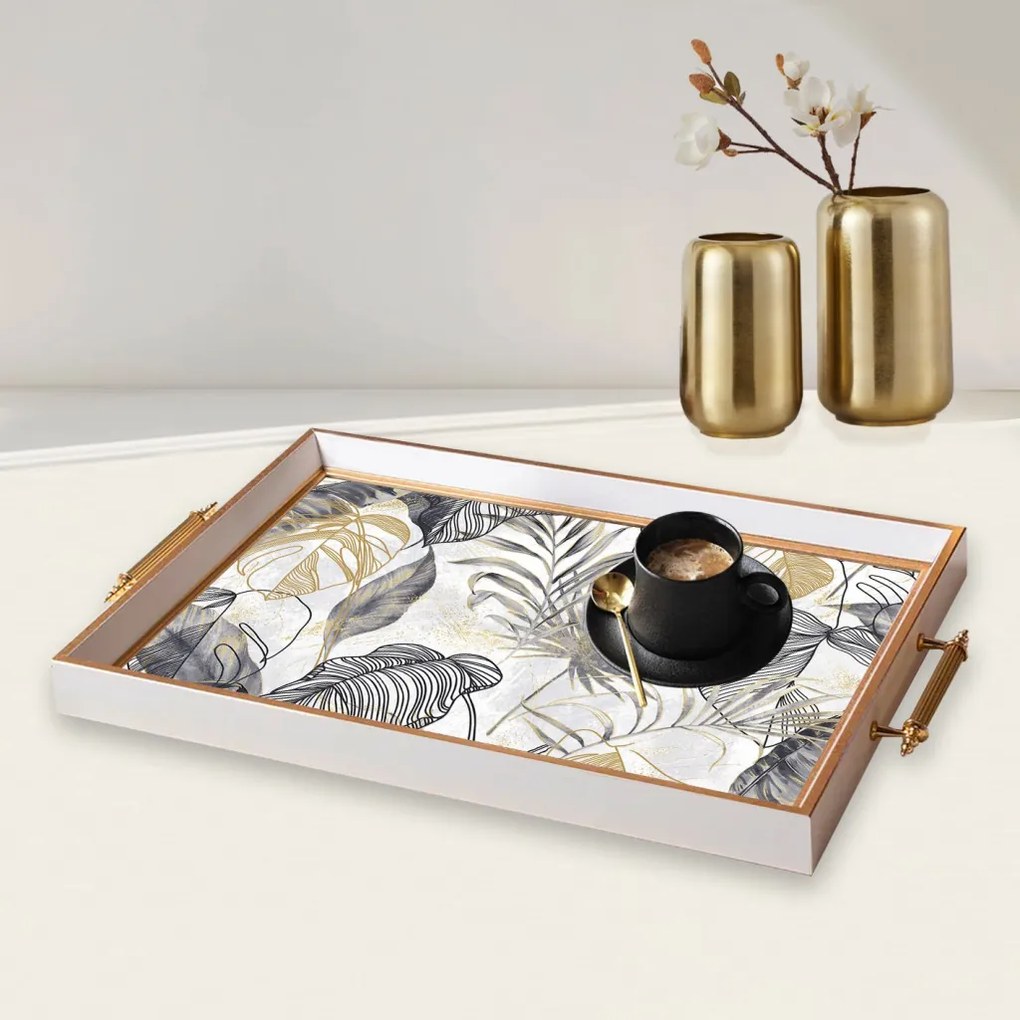 Üveg tálca, 38×24 cm – TPB9812