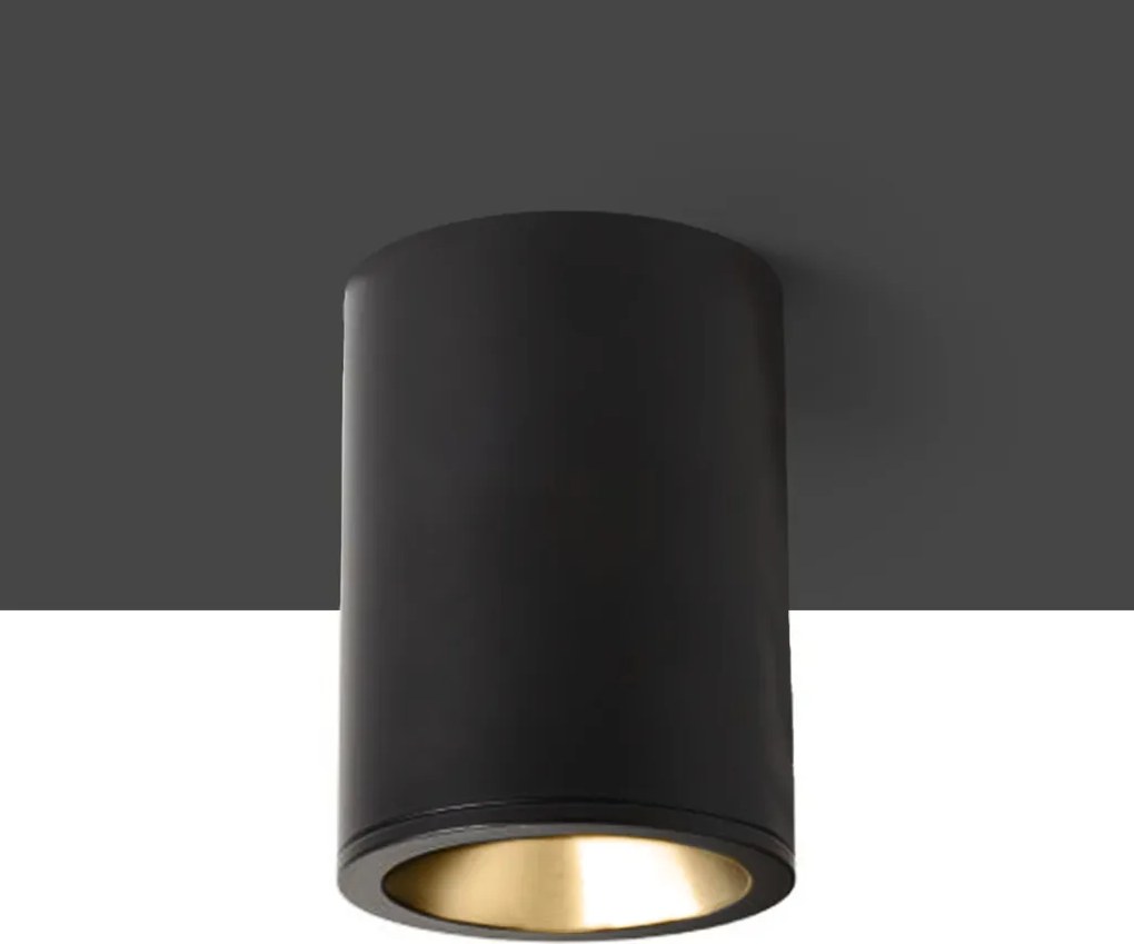 RENDL EILEEN stropní černá 230V LED GU10 7W IP65