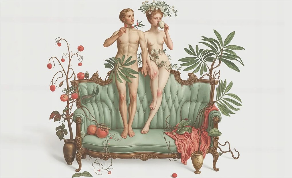 Fotótapéta Flizelina falra 3D Loft Rejtélyes elegancia 416x254 Ragasztó