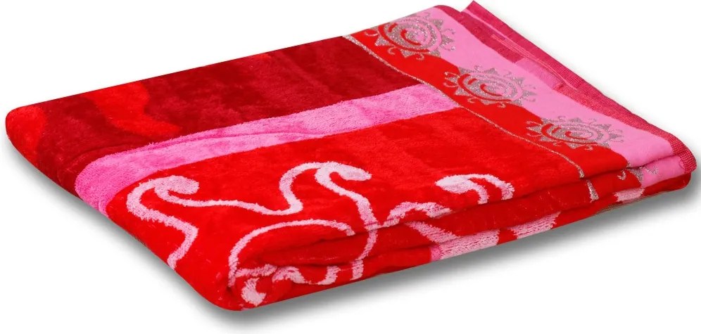 Red Sun Lurex strandtörölköző