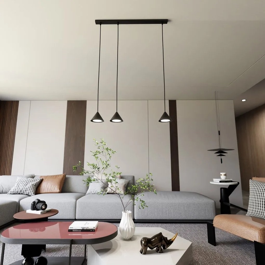 Emibig modern függeszték elit fekete arany emi1330/3