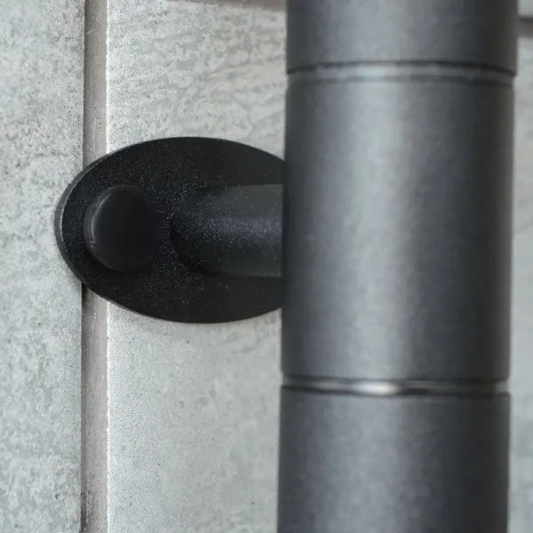 Elektromos forgatható törölközőszárító FOUETTE 128W/230V 64,6 cm IP44 fekete