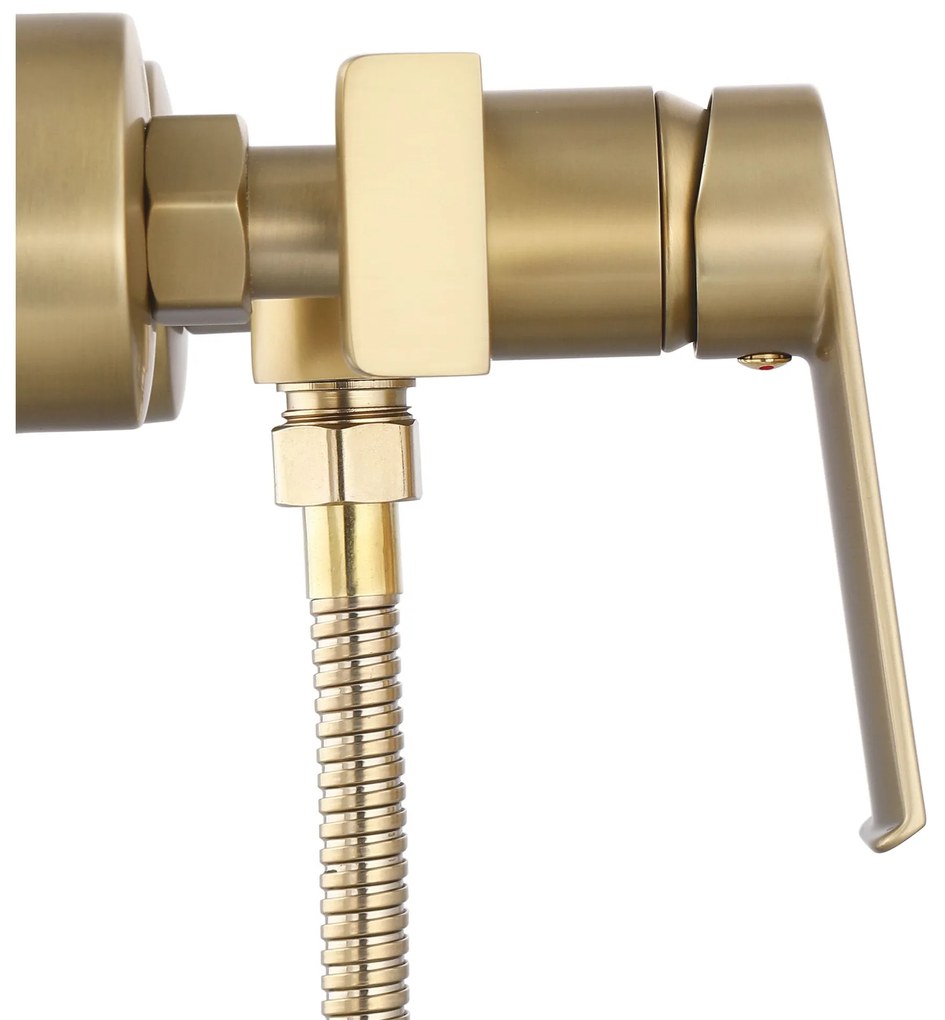 Zuhanycsaptelep Hass Brush Gold