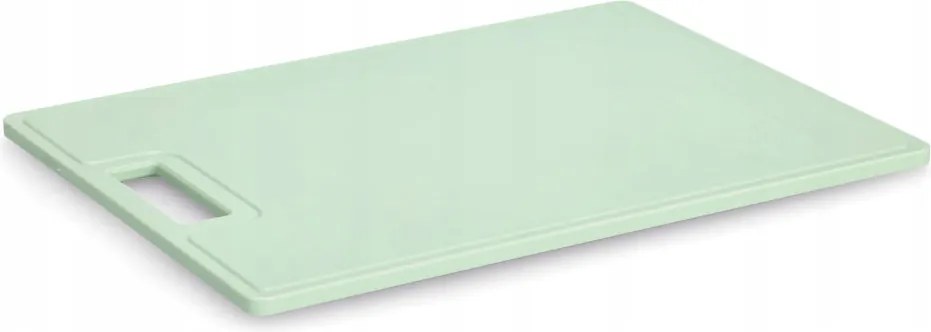 Vágódeszka, műanyag, zöld, 38 x 28 x 0,85 cm