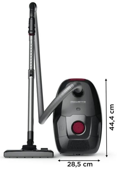 Rowenta GREEN FORCE MAX ECO TOTAL CLASSIC porzsákos porszívó 900W fekete