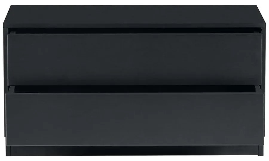 Fekete borovi fenyő moduláris TV-állvány 231x40 cm Finca – WOOOD