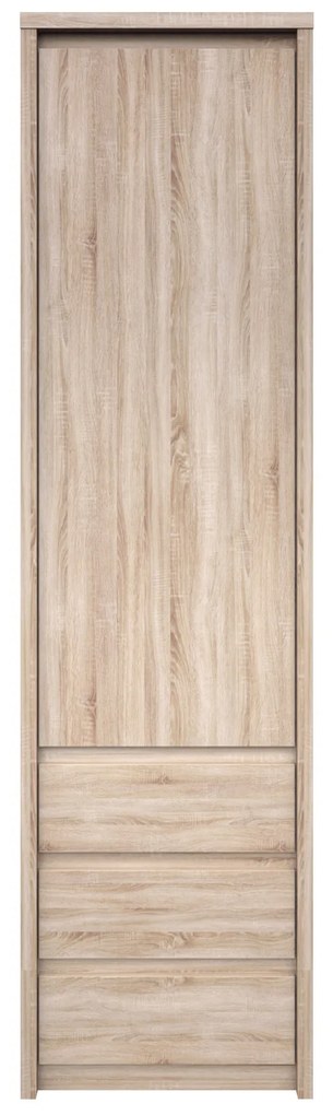 Regál Noella 1D3S (szonoma tölgy). 1053124